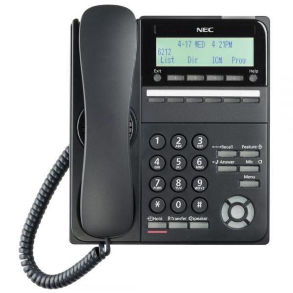 NEC ITK-6D-1 BK IP TELEPHONE TEL 6 Button Black Dubai